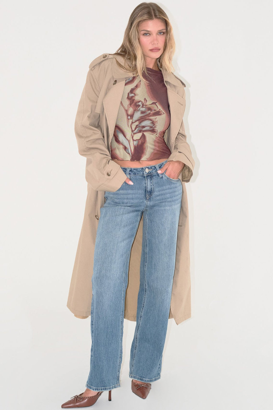 Women's Luxe Britney Wide Leg Jeans YMI JEANS
